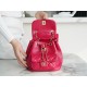 Chanel 21/22 Duma Backpack Fuchsia Waxed Calfskin  