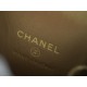 Chanel 22S Woven Gold Ball Box Bag Purple Lambskin  