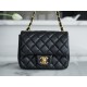 Classic Flap Classic Flap Bag Black Gold Lambskin  