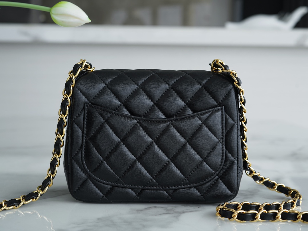 Classic Flap Classic Flap Bag Black Gold Lambskin  