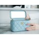 Chanel 22S Hollow Handle Long Box Sky Blue  