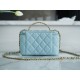 Chanel 22S Hollow Handle Long Box Sky Blue  