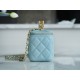 Chanel 22S Hollow Handle Long Box Sky Blue  