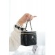 Pearl Box Bag Black Lambskin  