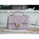 Chanel 2022 Mini Gradient Pink CF Top Handle  