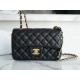 Classic Flap Classic Flap Bag Black Gold Lambskin  