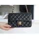 Classic Flap Classic Flap Bag Black Gold Lambskin  