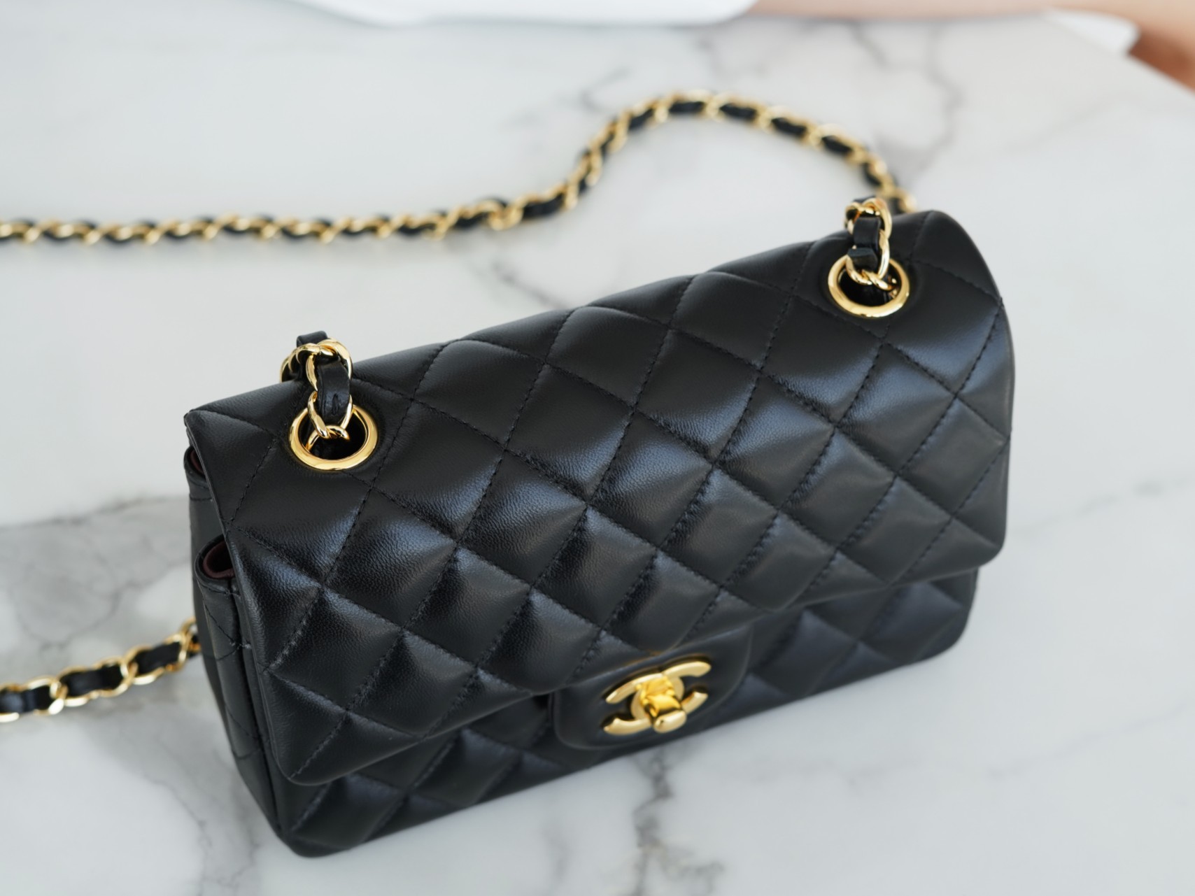 Classic Flap Classic Flap Bag Black Gold Lambskin  