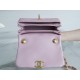 Chanel 22A Chunky Chain Flap Bag Mini Pink Lambskin  