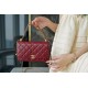 Chanel 2021 Double Gold Ball WOC Burgundy Glossy Calfskin  