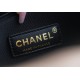 Chanel Leboy Small Black Gold Lambskin  