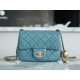 Chanel Metal Ball Square Fatty Lake Green Lambskin  