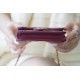 Chanel 2021 Handle Coin Purse Burgundy  