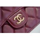 Chanel 2021 Handle Coin Purse Burgundy  