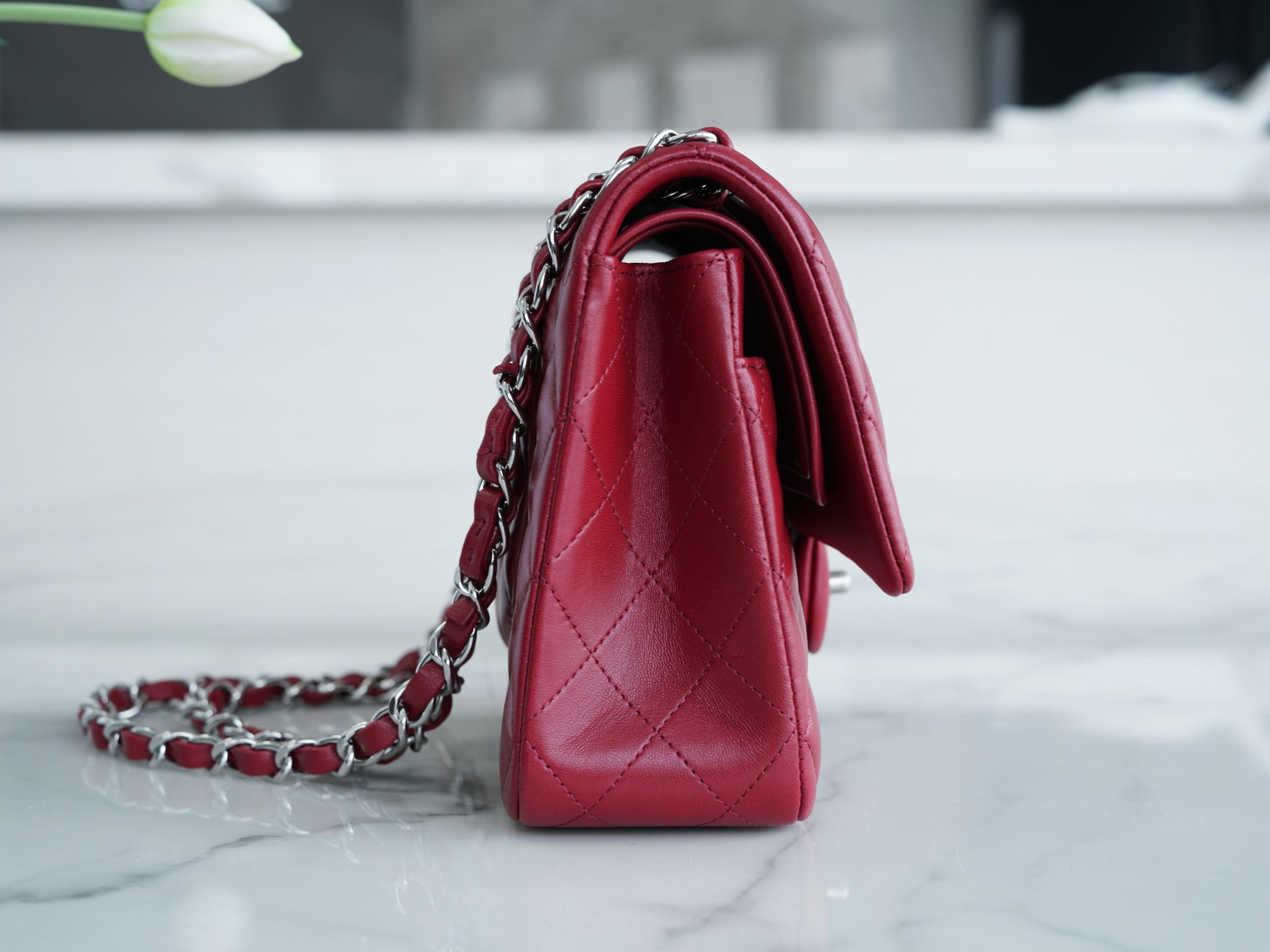 Classic Flap Classic Flap Bag Burgundy Lambskin  