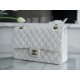 CF Classic Flap Milkshake White Washed Calfskin  