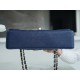 CF Classic Flap Medium Starry Blue Washed Calfskin  