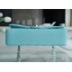 CF Classic Flap Tiffany Blue Washed Calfskin  