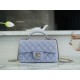 Chanel 2022 Lavender Mini CF Top Handle  