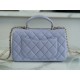 Chanel 2022 Lavender Mini CF Top Handle  