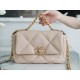 Chanel 19 Bag Light Almond Small  