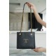 Chanel 2021 Tote Shopping Bag Calfskin  