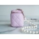 2022 Chanel Pearl Box Bag Pink Lambskin  