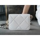 Chanel 19 Bag Mini Waist Bag Cream White  