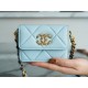 Chanel 19 Bag Mini Waist Bag Light Blue  