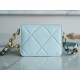 Chanel 19 Bag Mini Waist Bag Light Blue  