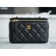 Chanel 22S Woven Gold Ball Long Box Lambskin  