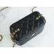 Chanel 22S Woven Gold Ball Long Box Lambskin  