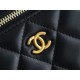 Chanel 22S Woven Gold Ball Long Box Lambskin  