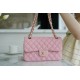 Classic Flap Small Pink Washed Calfskin  