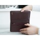 Classic Flap Classic Folded Long Wallet Black Gold Calfskin  