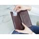 Classic Flap Classic Folded Long Wallet Black Gold Calfskin  