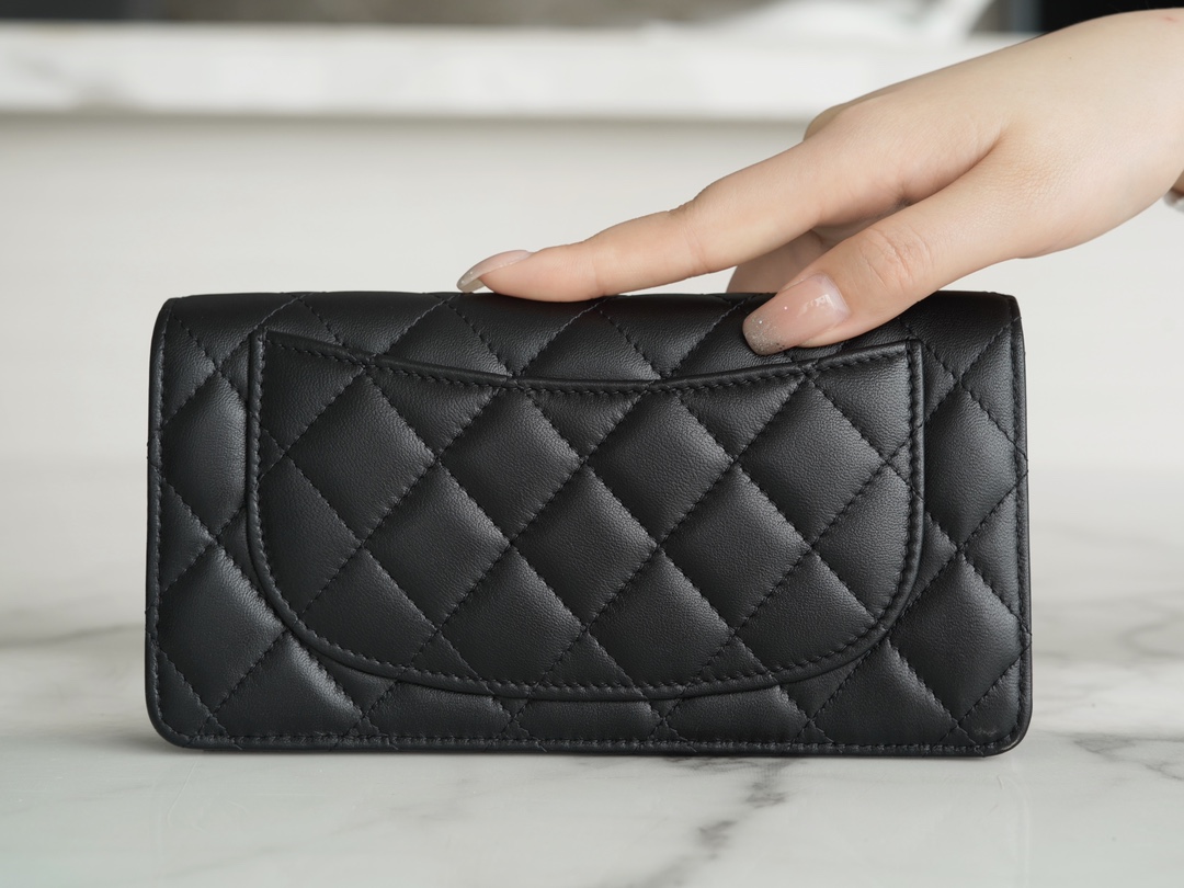 Classic CF Series Two-Fold Long Wallet Lambskin  