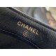 Chanel 2020 Tassel Card Holder Grainy Embossed Calfskin  