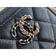 Chanel 2020 Tassel Card Holder Grainy Embossed Calfskin  