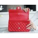 CF Classic Flap Medium Classic Flap Bag Bright Red Lambskin  