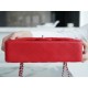 CF Classic Flap Medium Classic Flap Bag Bright Red Lambskin  