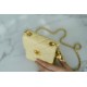 2021 Spring/Summer Metal Ball Phone Bag Chick Yellow Lambskin  