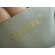 Chanel Metal Ball Square Fatty Gray Green Lambskin  