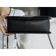 Chanel Leboy Black Silver Medium Lambskin  