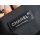 Chanel Leboy Black Silver Medium Lambskin  