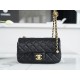 Chanel 22s Woven Gold Ball Mini CF Lambskin  