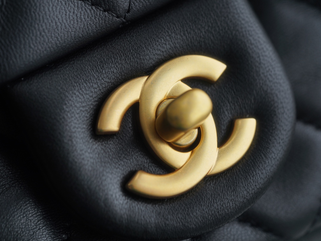 Chanel 22s Woven Gold Ball Mini CF Lambskin  