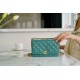 Chanel 2021 Mini Classic Flap in Vintage Green Glossy Calfskin  