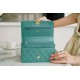 Chanel 2021 Mini Classic Flap in Vintage Green Glossy Calfskin  