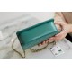 Chanel 2021 Mini Classic Flap in Vintage Green Glossy Calfskin  